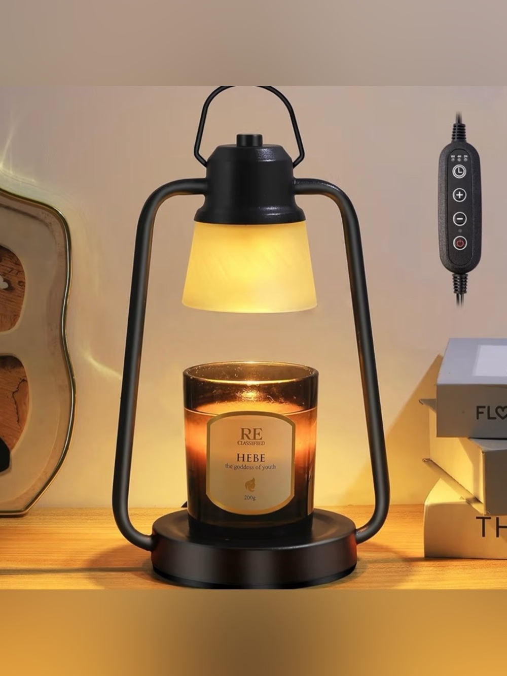 candle warmer lamp with timer